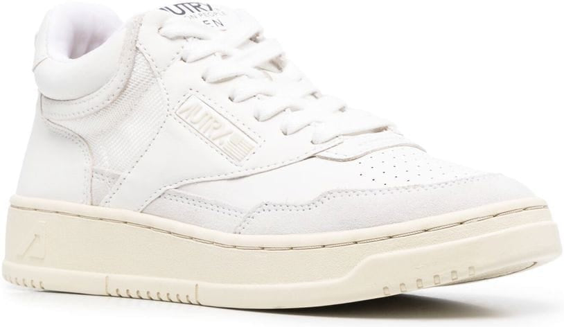 AUTRY WHITE LEATHER SNEAKERS