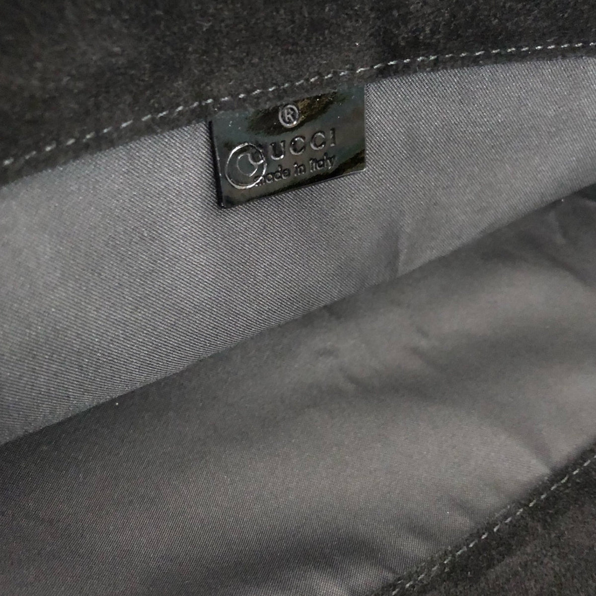 GUCCI Felt Logo Tote Tote Bag