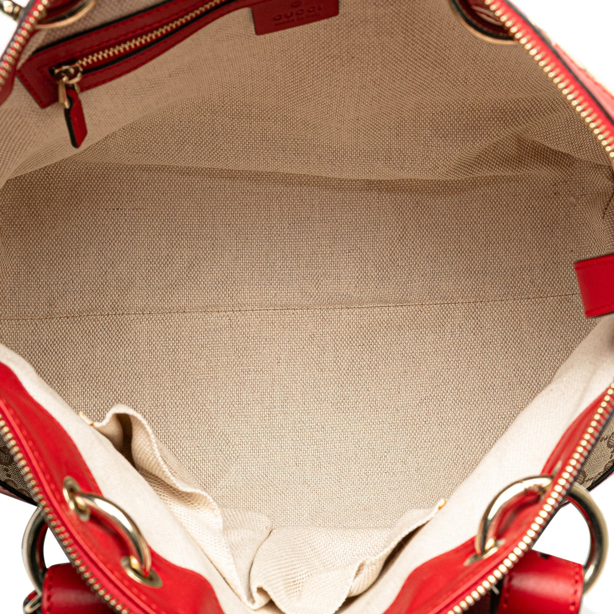 GUCCI GG Canvas Valentine Satchel