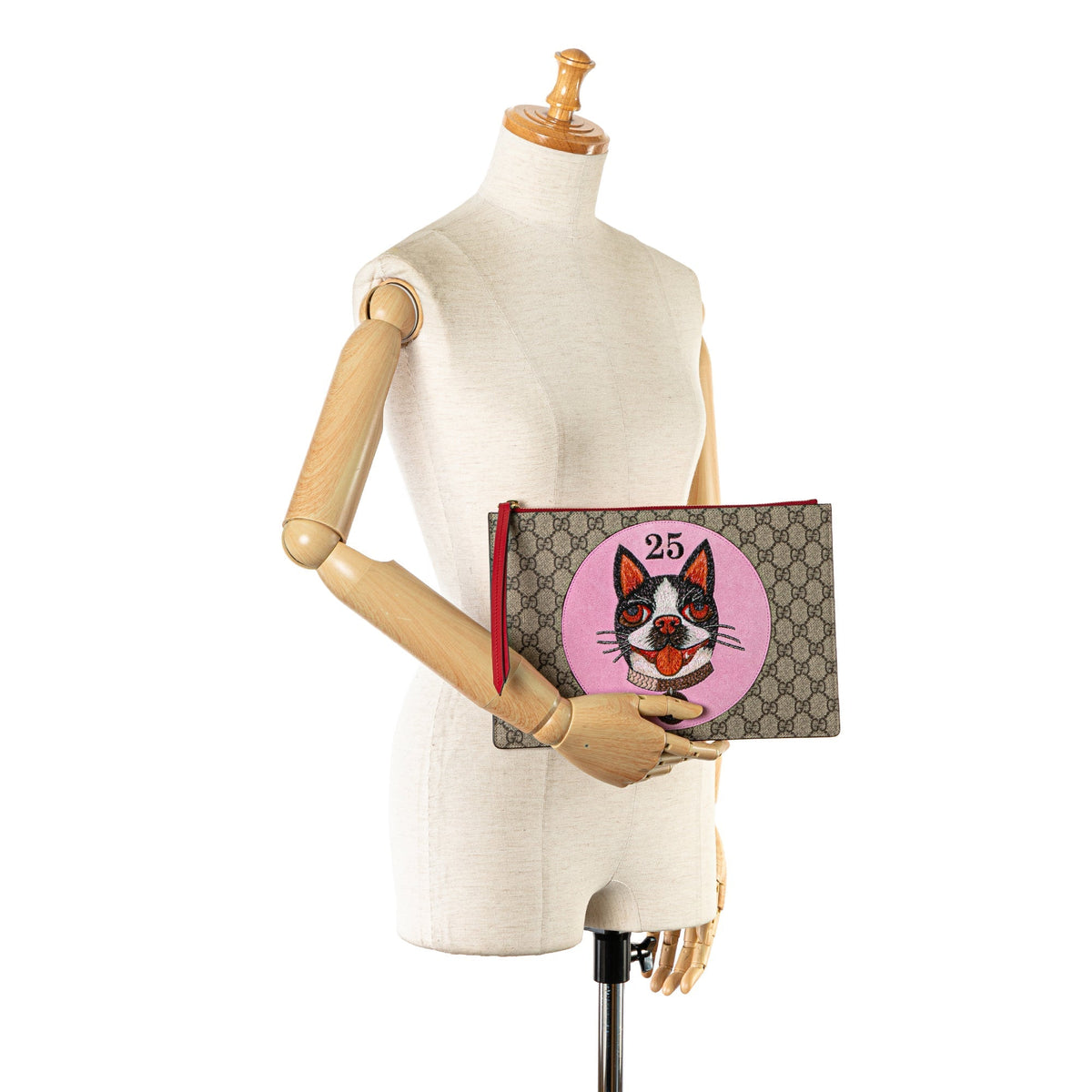 GUCCI GG Supreme Bosco Clutch Clutch Bag