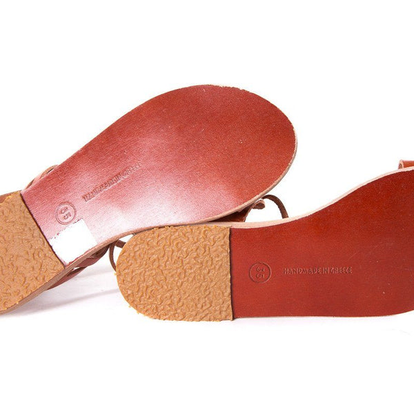 Ancient Greek Sandals Burnt Orange Sandals SZ 35