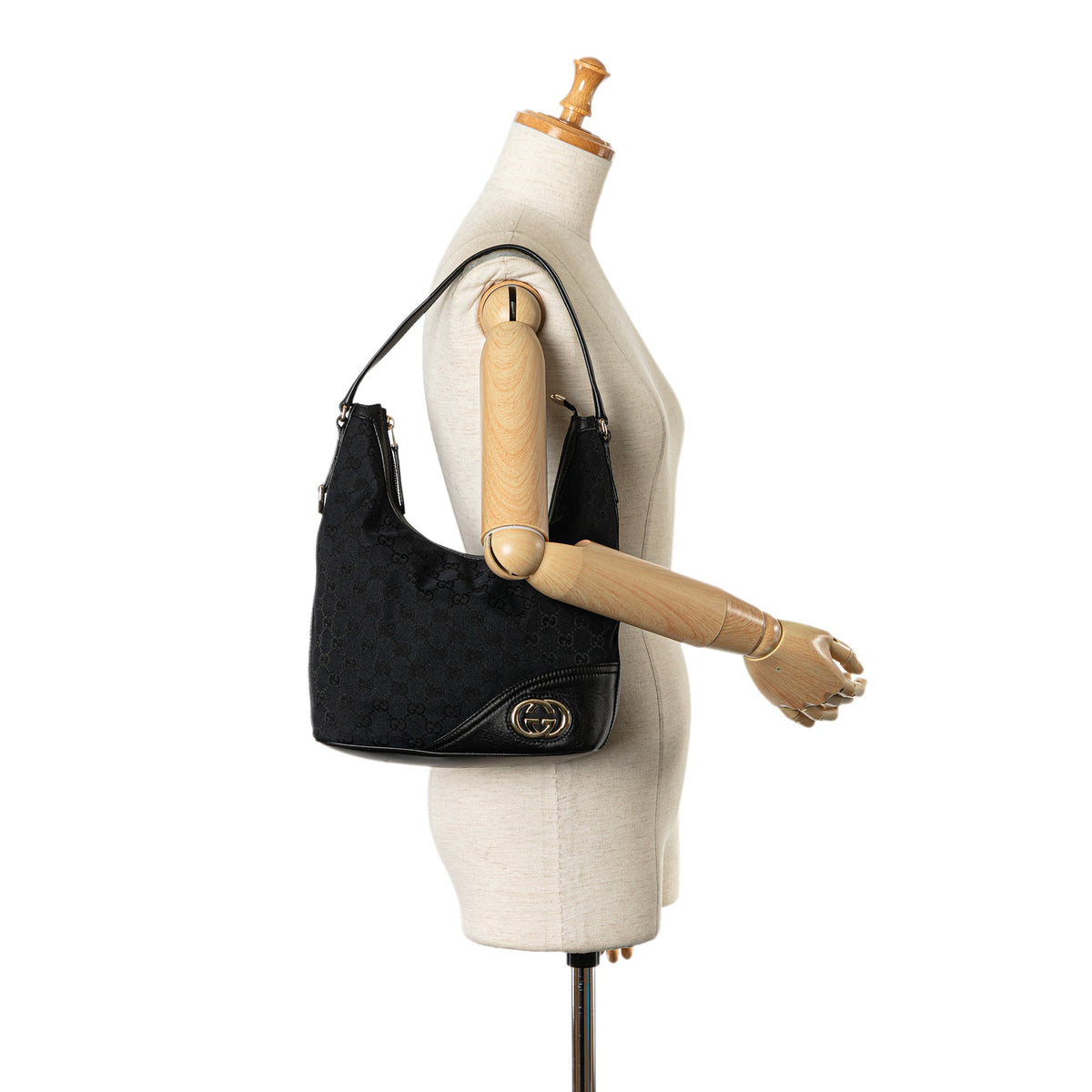 GUCCI GG Canvas New Britt Shoulder Bag