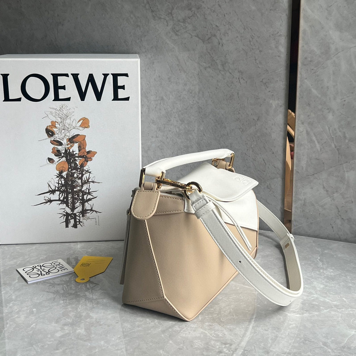 LOEW SMALL PUZZLE EDGE BAG