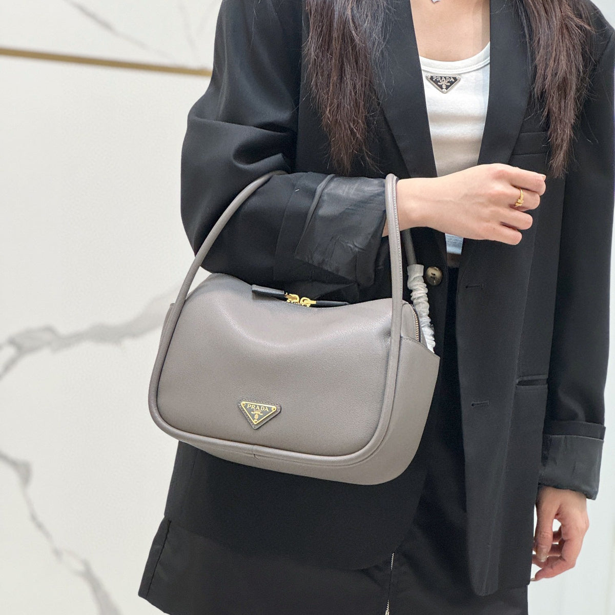 PD LEATHER HANDBAG