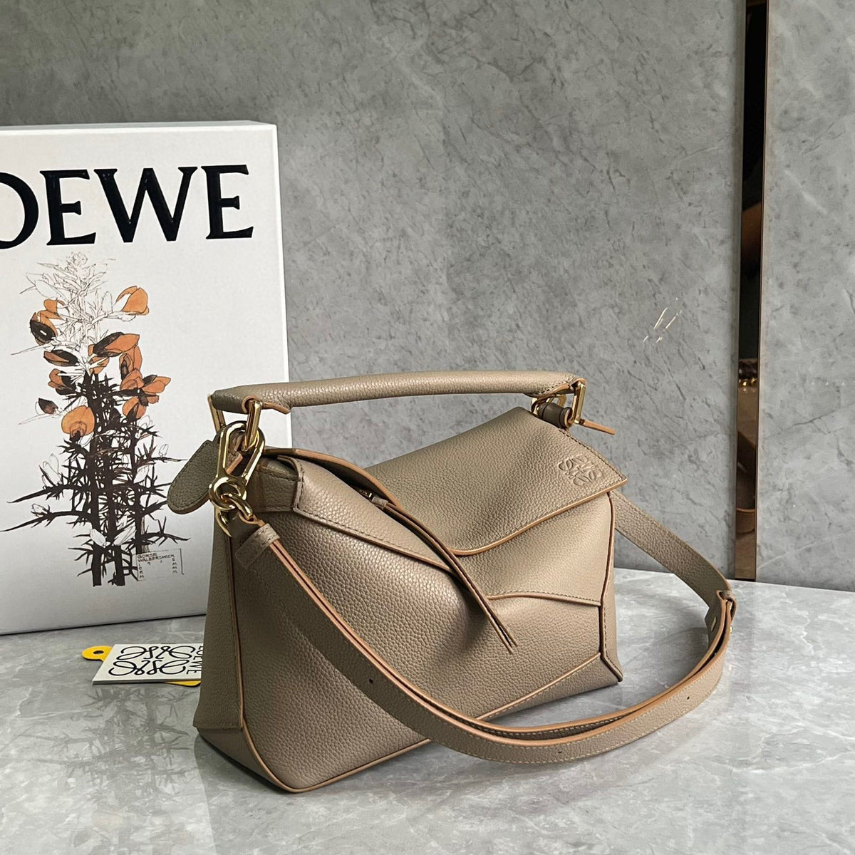 LOEW SMALL PUZZLE EDGE BAG