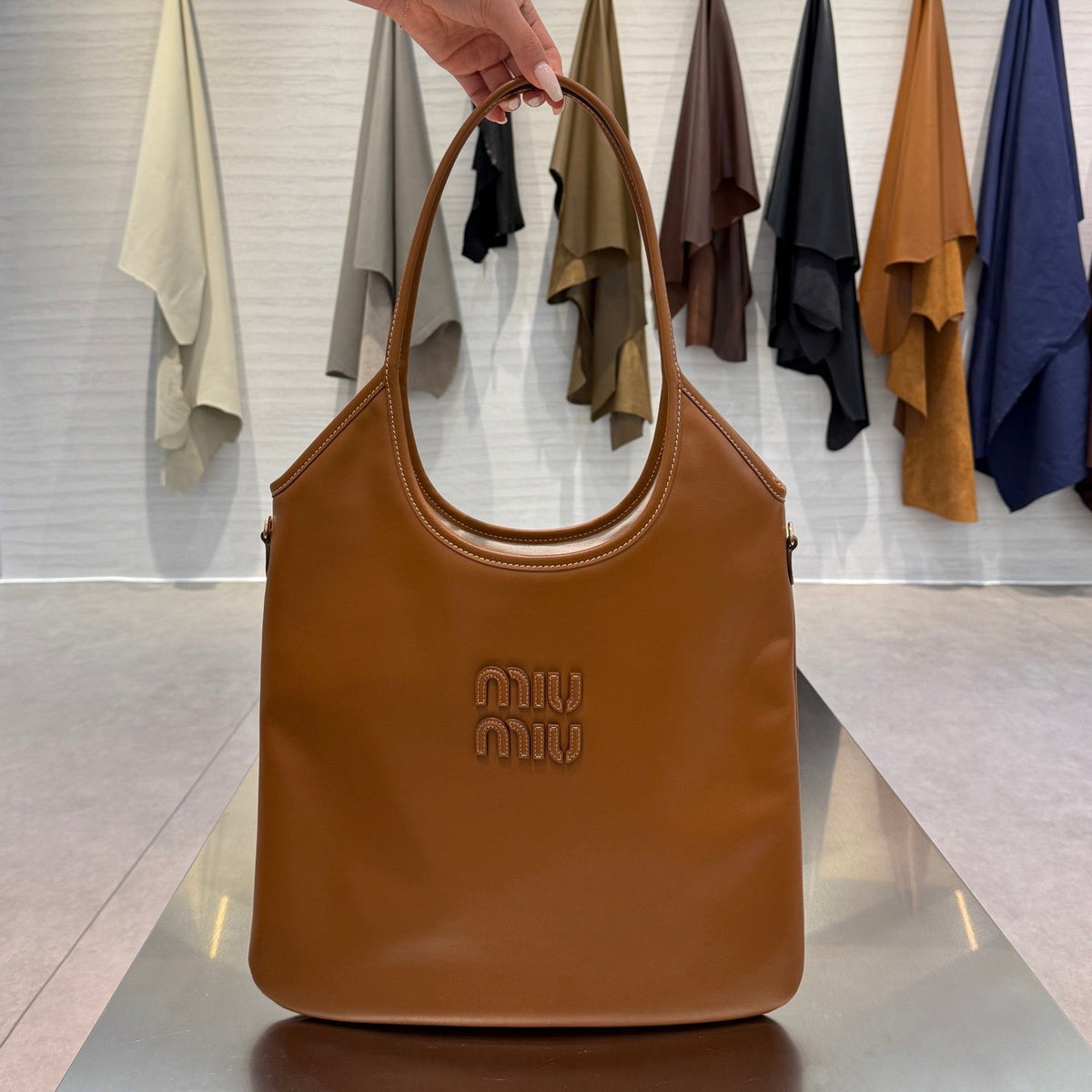 MIU M IVY LEATHER BAG