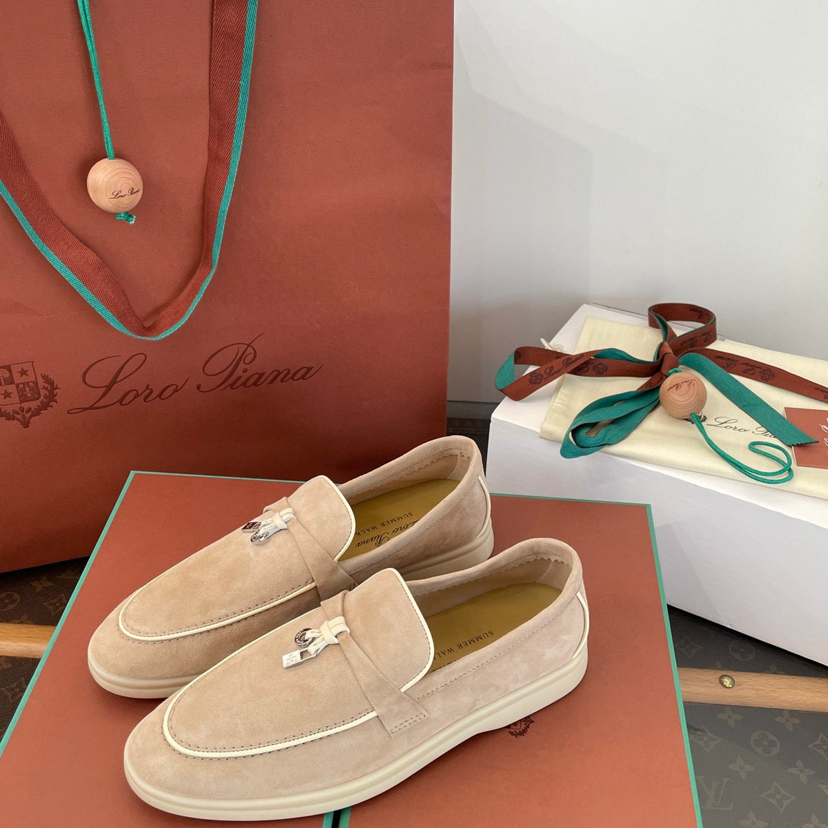 LORO P SUMMER CHARMS LOAFERS