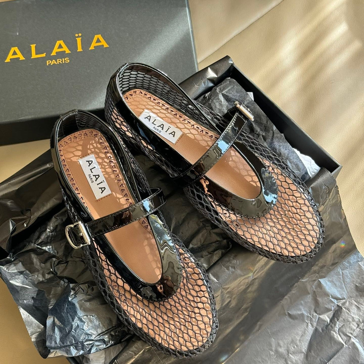 ALAIA BALLET FLATS