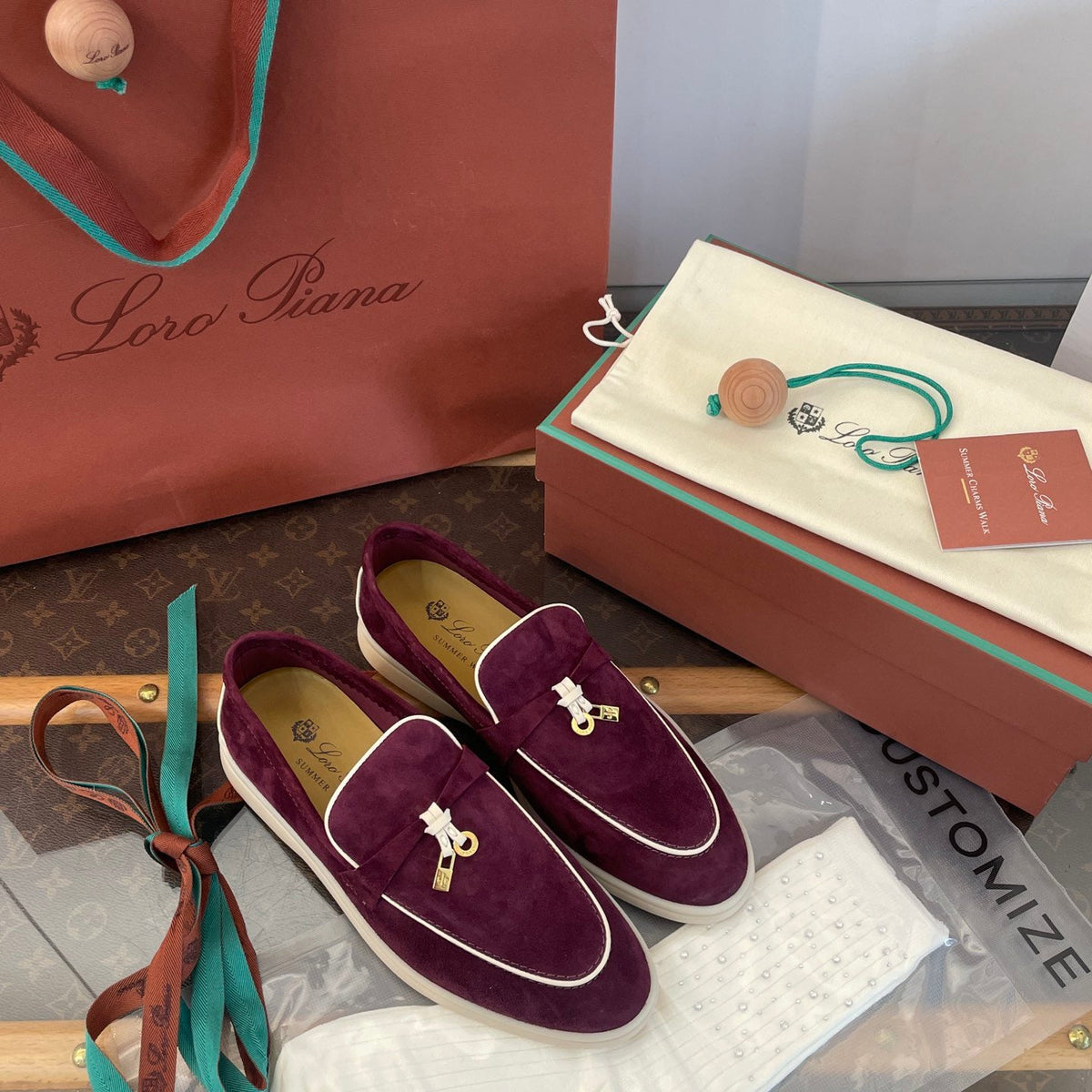 LORO P SUMMER CHARMS LOAFERS