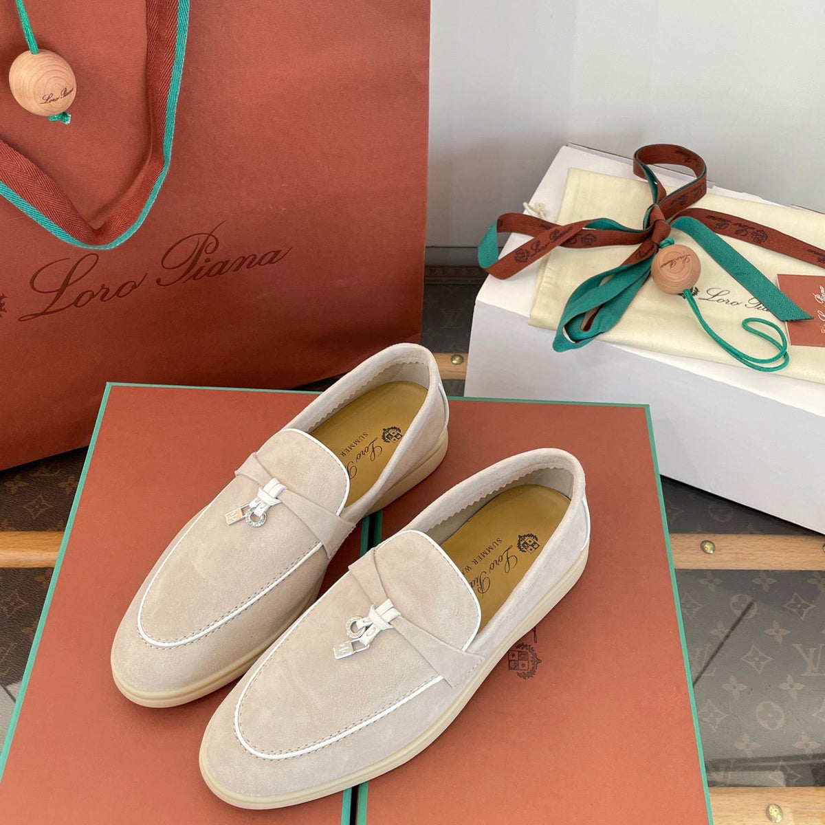 LORO P SUMMER CHARMS LOAFERS