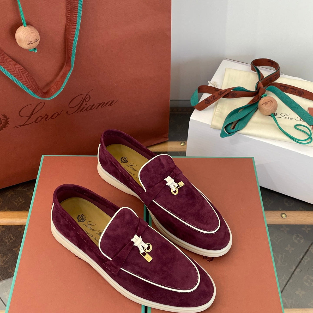 LORO P SUMMER CHARMS LOAFERS