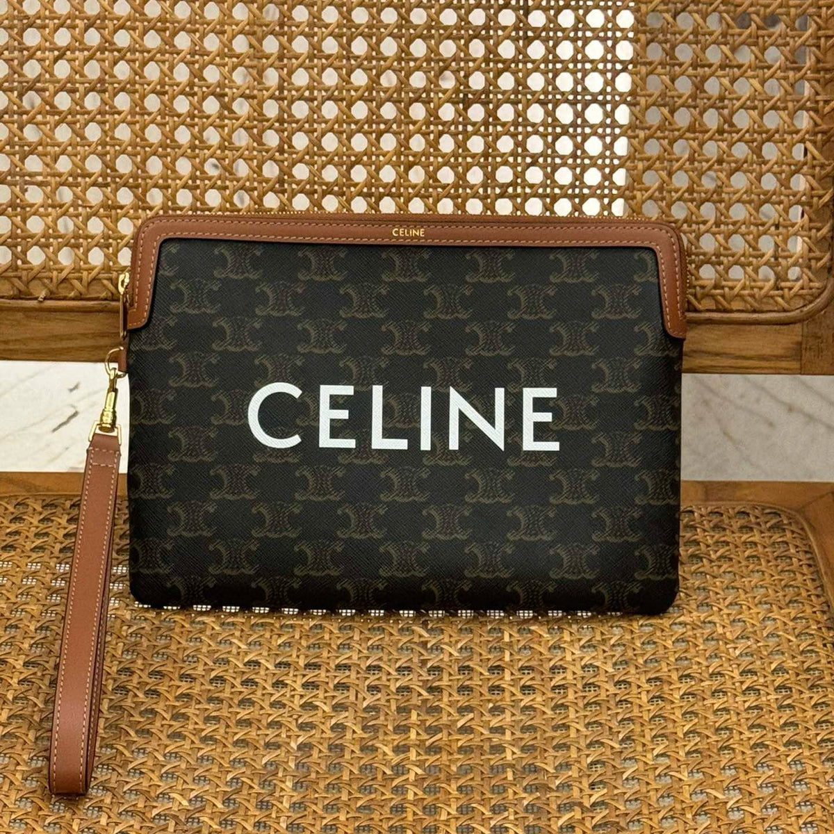 CEL SMALL POUCH WITH STRAP