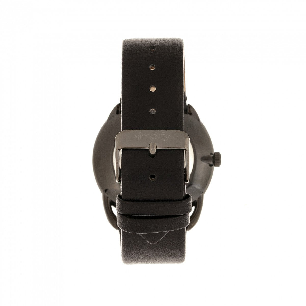 Simplify The 4900 Leather-Band Watch w/Date