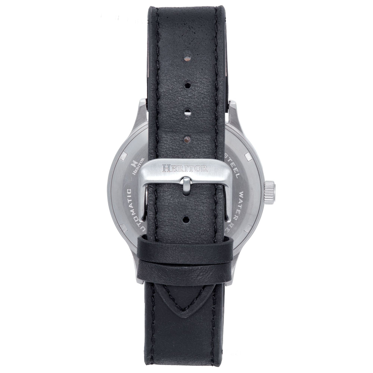 Heritor Automatic Dayne Leather-Band Watch w/Date
