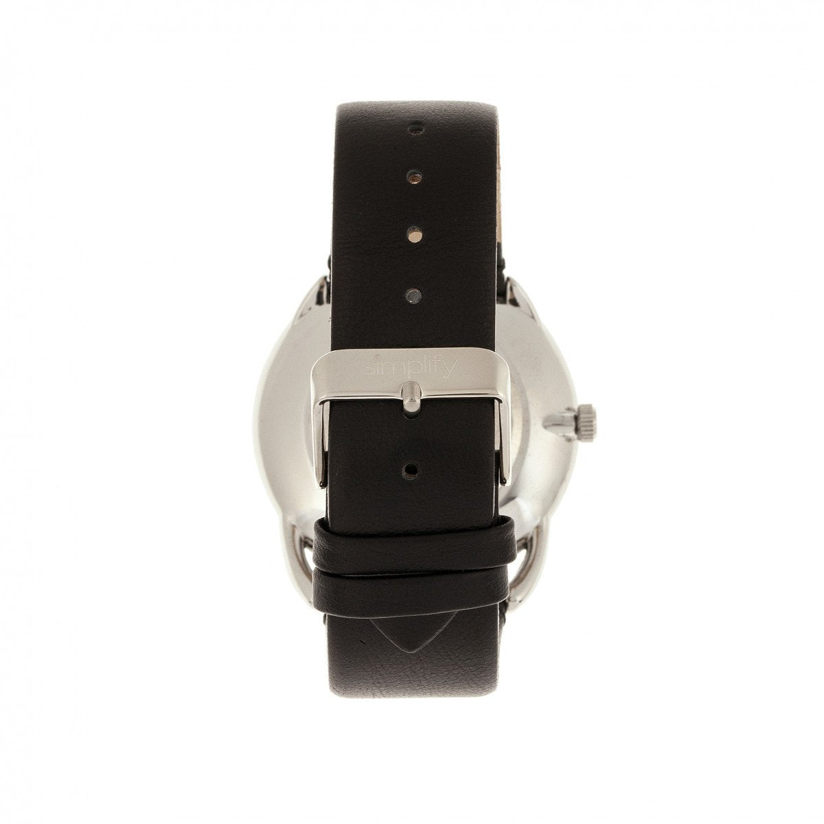 Simplify The 4900 Leather-Band Watch w/Date