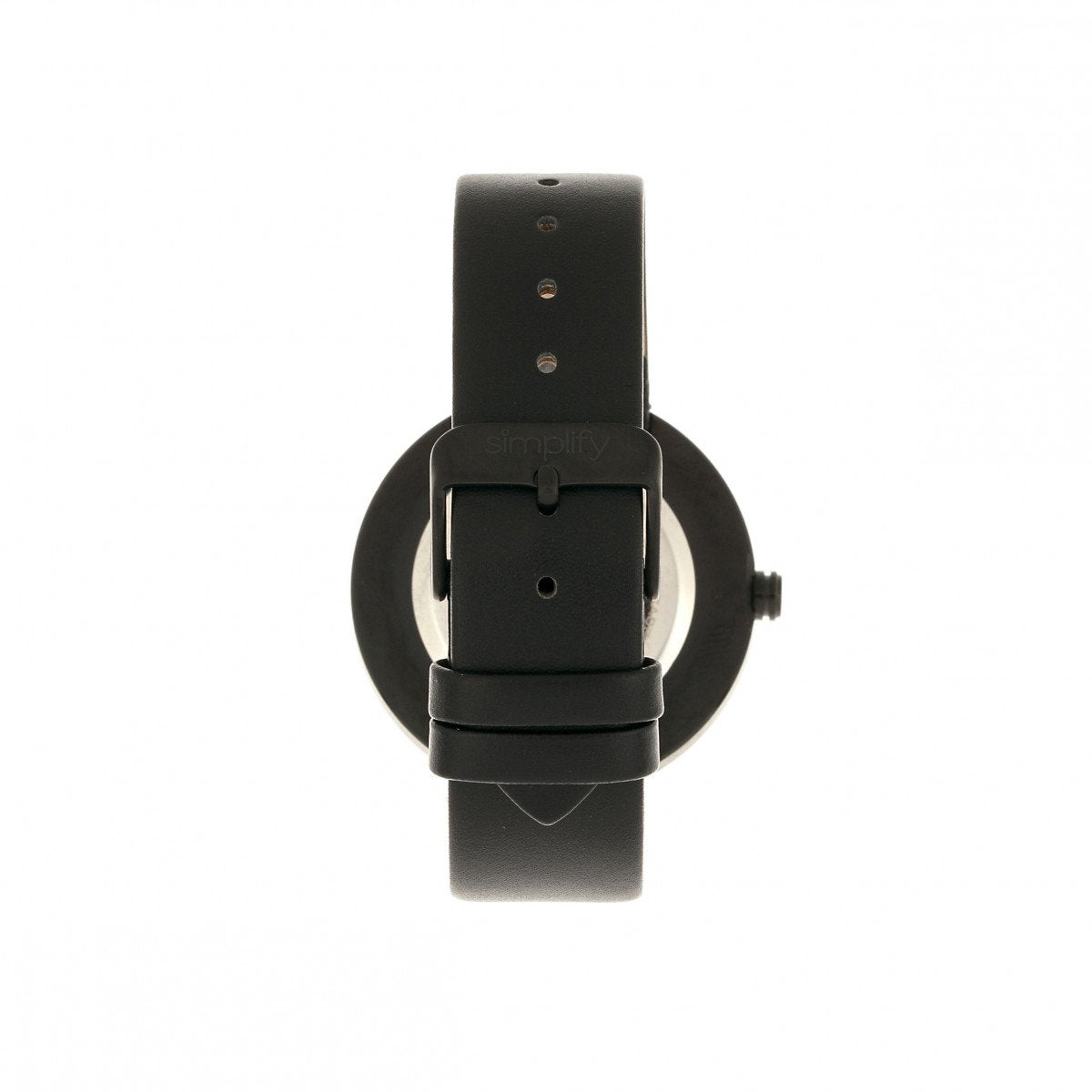 Simplify The 3900 Leather-Band Watch w/ Date