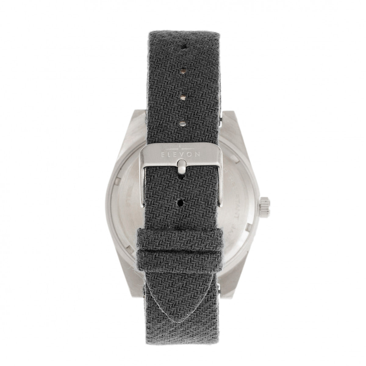 Elevon Jeppesen Pressed Wool Leather-Band Watch w/Date - Grey