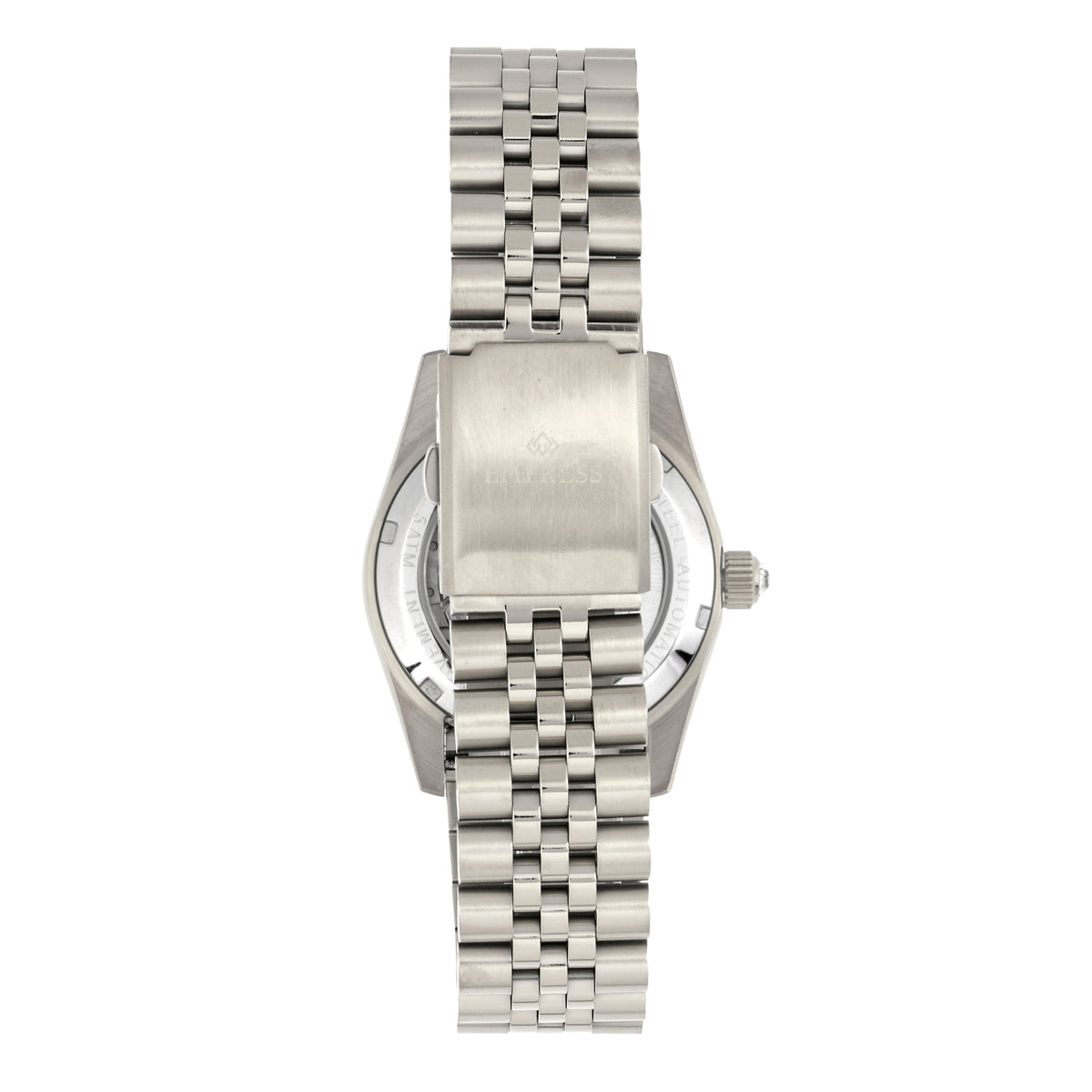 Empress Constance Automatic Bracelet Watch w/Date - Silver/Pewter