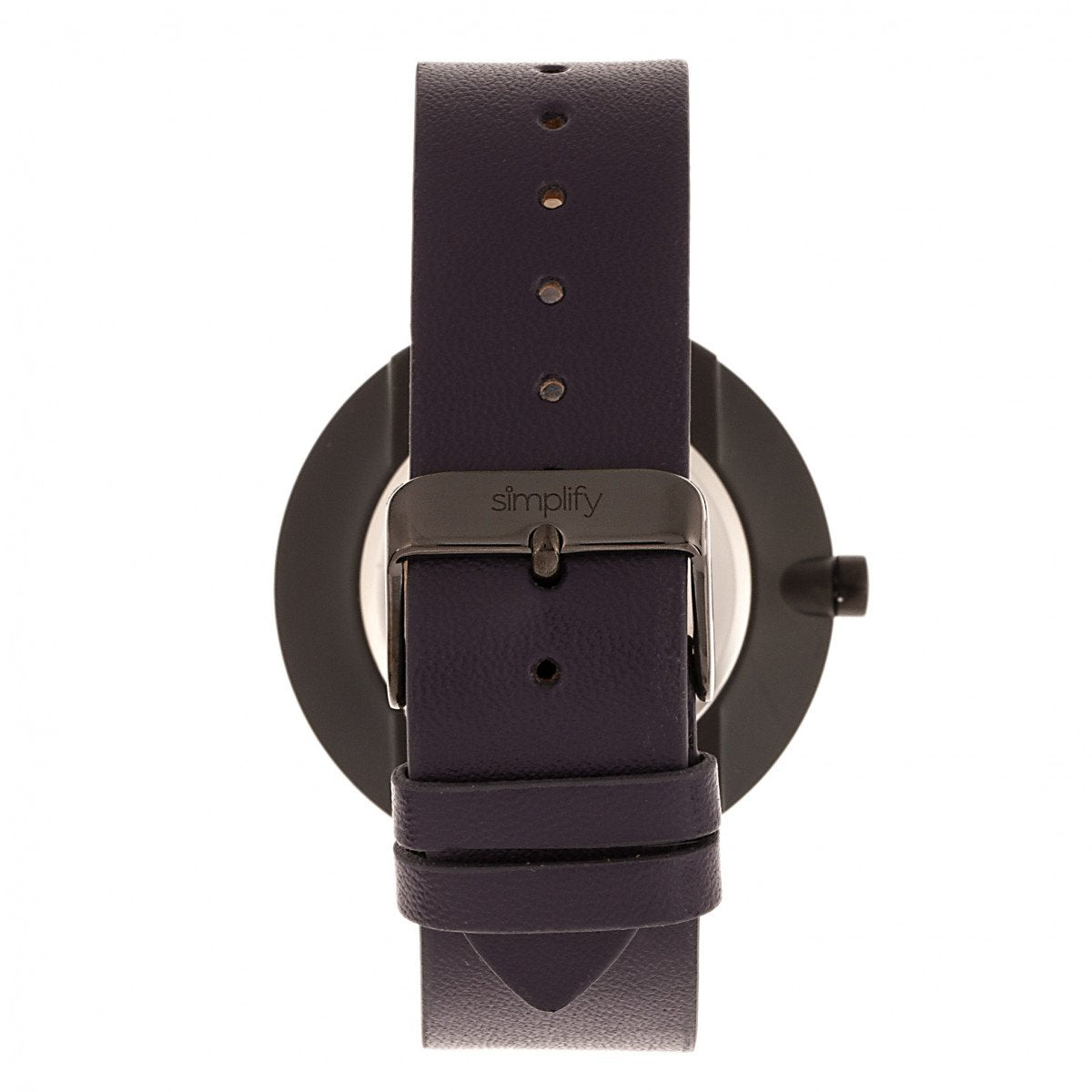 Simplify The 3000 Leather-Band Watch