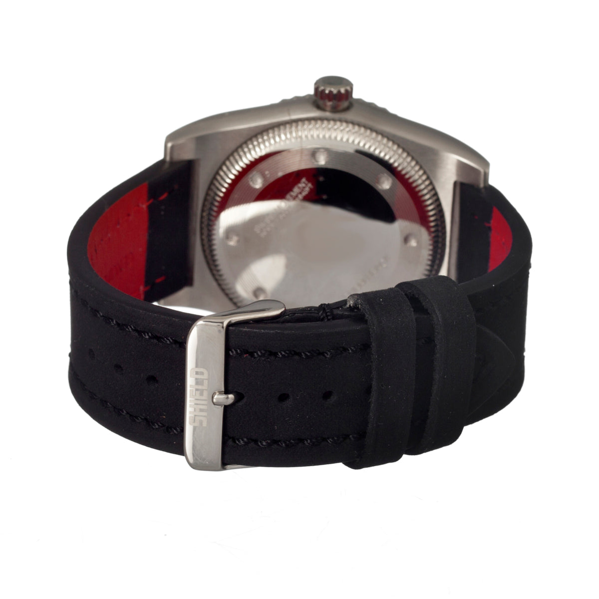 Shield Nuno Leather-Band Swiss Men's Diver Watch