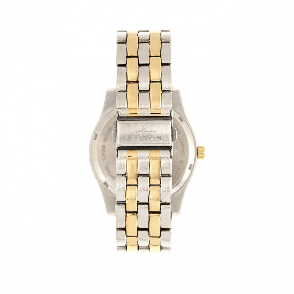 Elevon Garrison Bracelet Watch w/Date - Gold/White