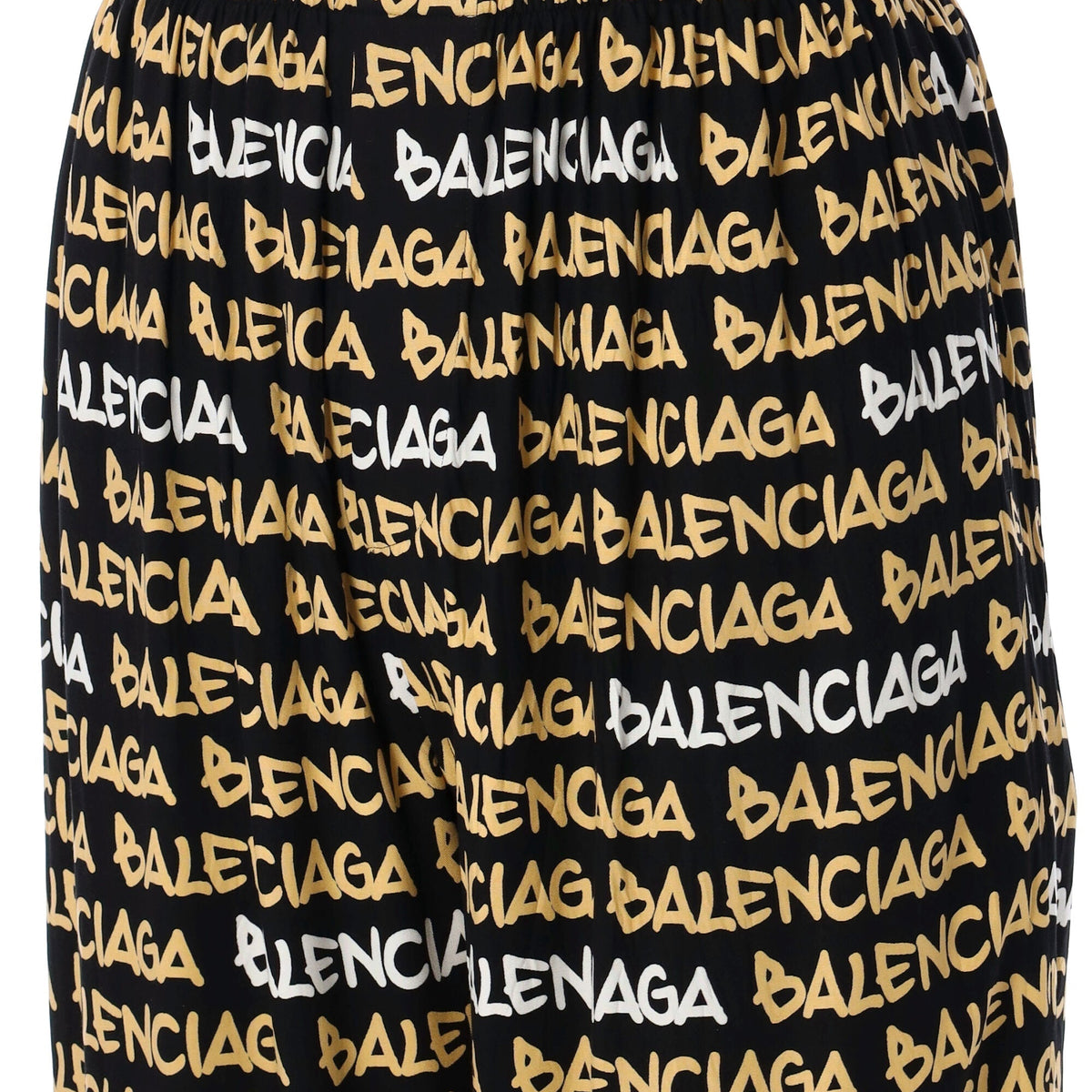 BALENCIAGA Allover Logo Oversized Pants - Size 48