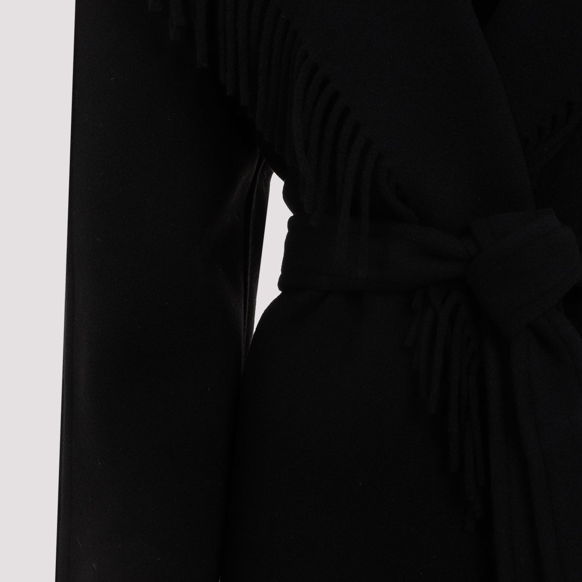 BALENCIAGA Fringed Hooded Jacket for Women