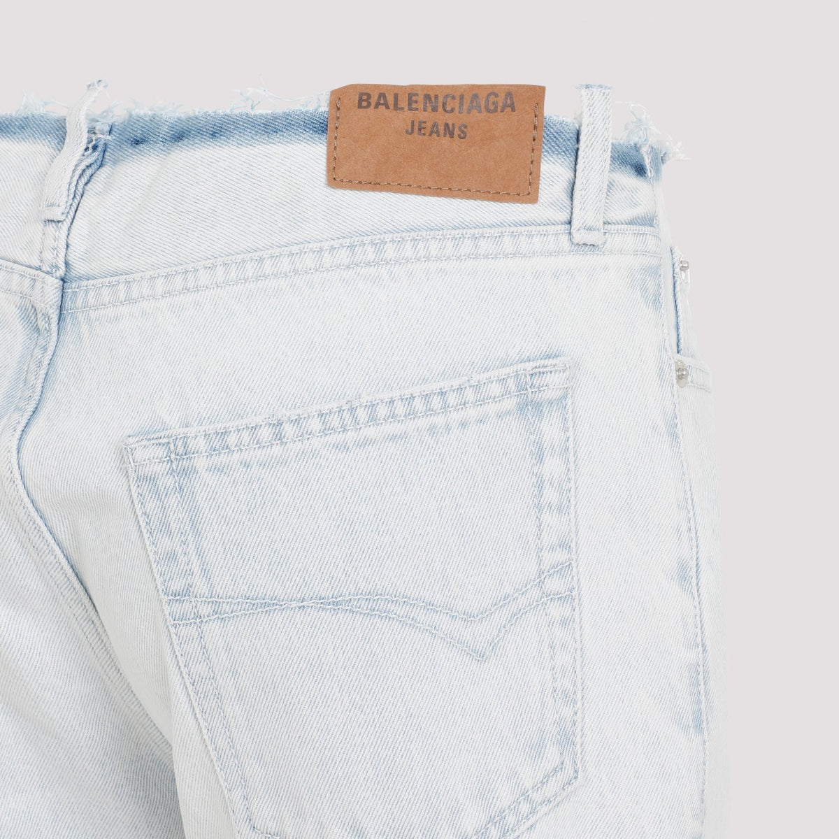BALENCIAGA Light Blue Cotton Jeans