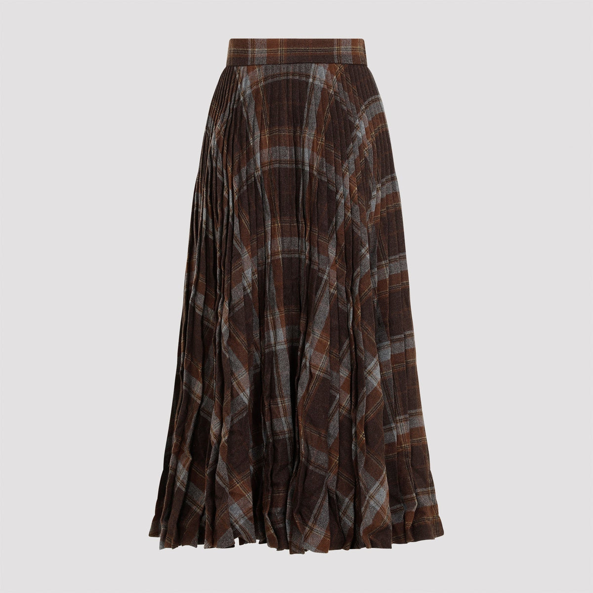 BALENCIAGA Elegant Wool Mini Skirt for Women