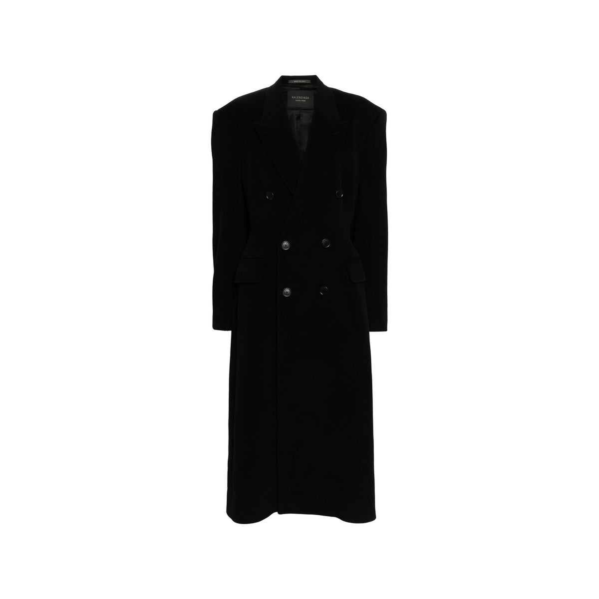 BALENCIAGA Cashmere and Wool Cinched Jacket