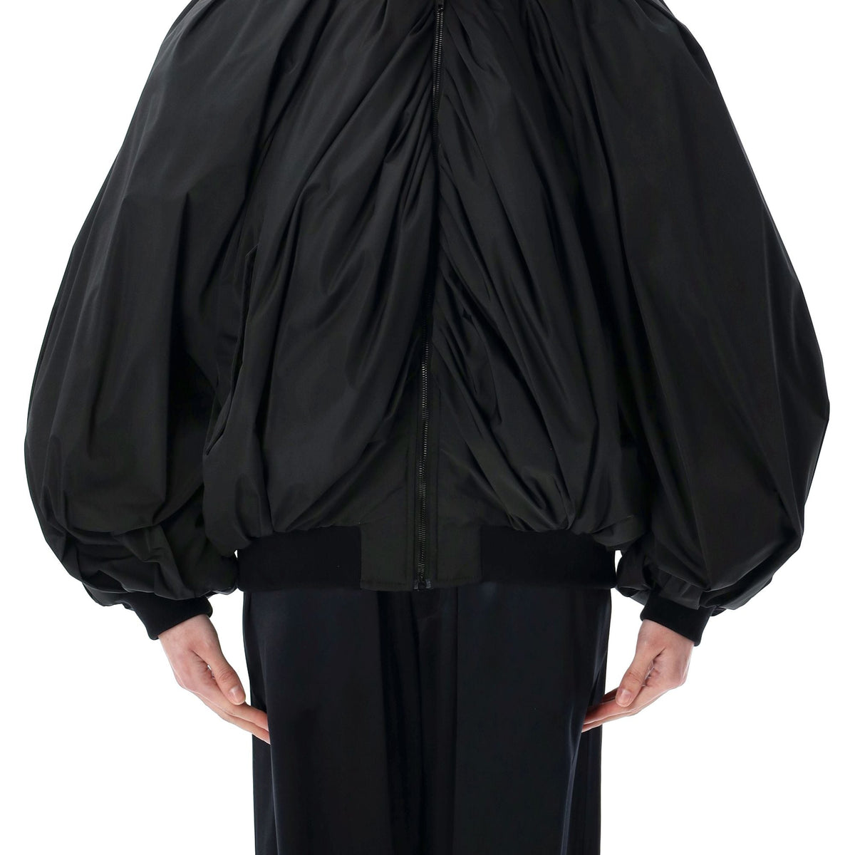 BALENCIAGA Draped Oversized Bomber