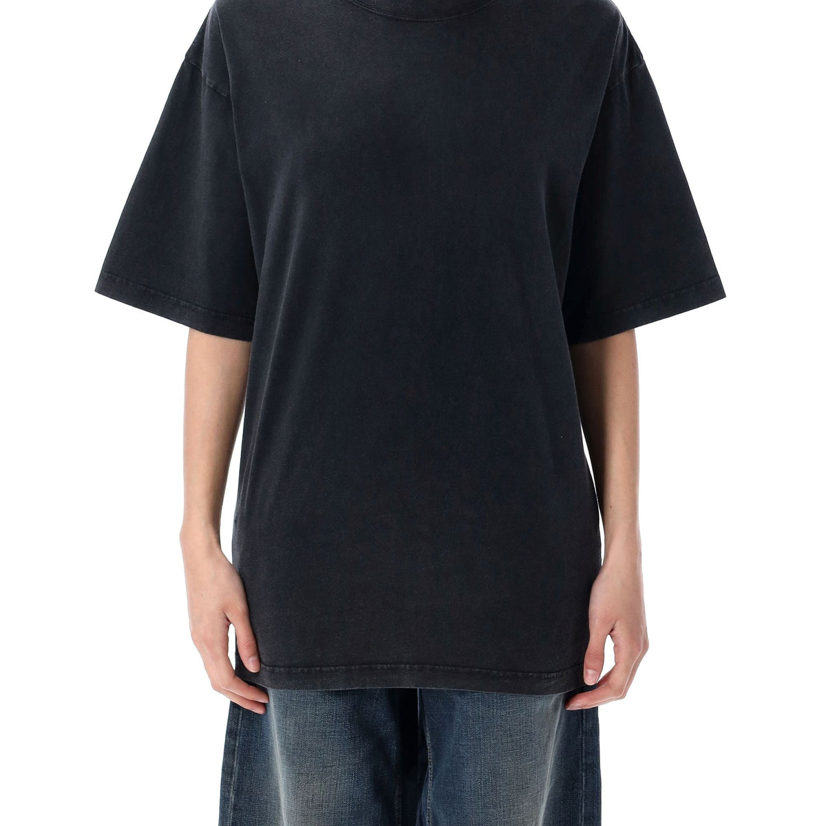 BALENCIAGA Loose Fit Ribbon Detail T-Shirt