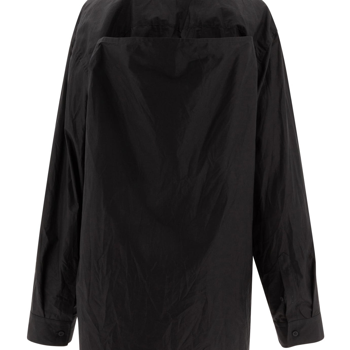 BALENCIAGA Oversized Shirt-Effect Dress