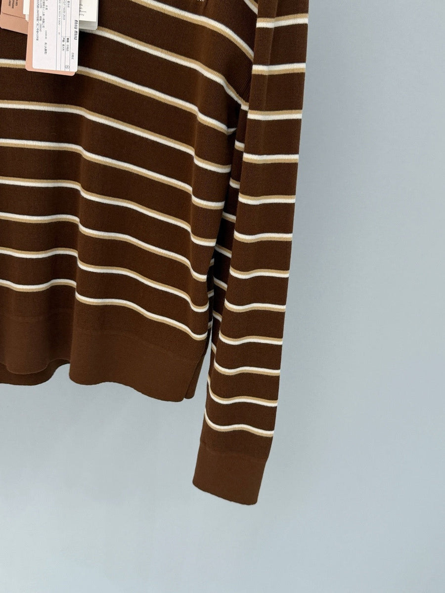 MIU M POLO SHIRT KNITTED