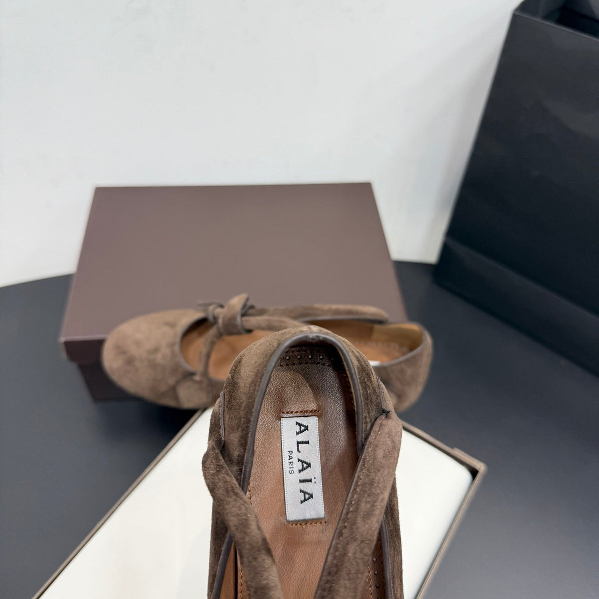 ALAIA BALLET FLATS