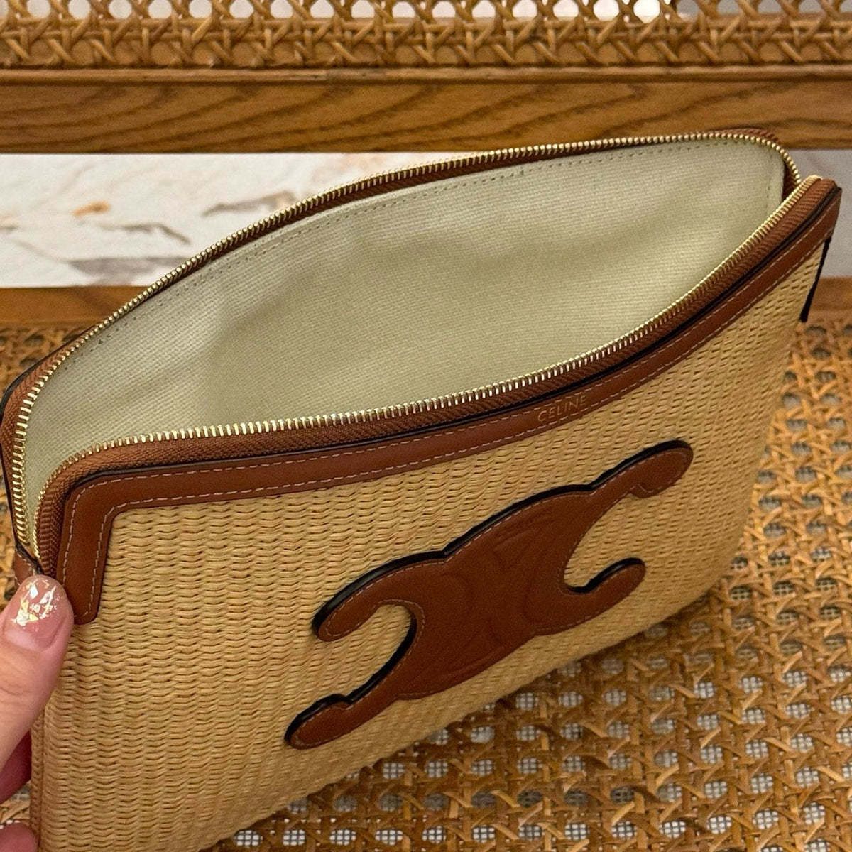 CEL SMALL POUCH WITH STRAP