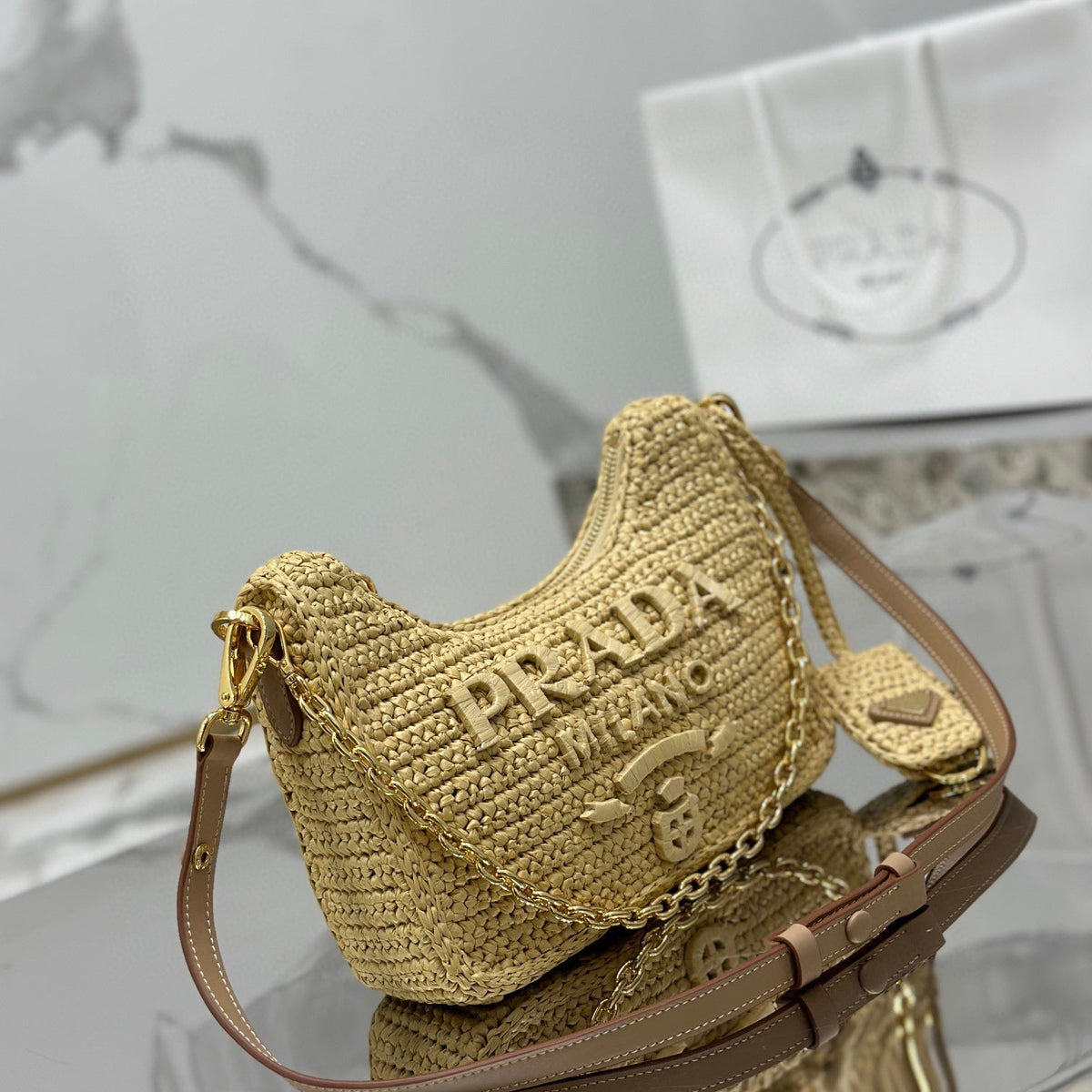 PD RE-EDITION CROCHET MINI BAG