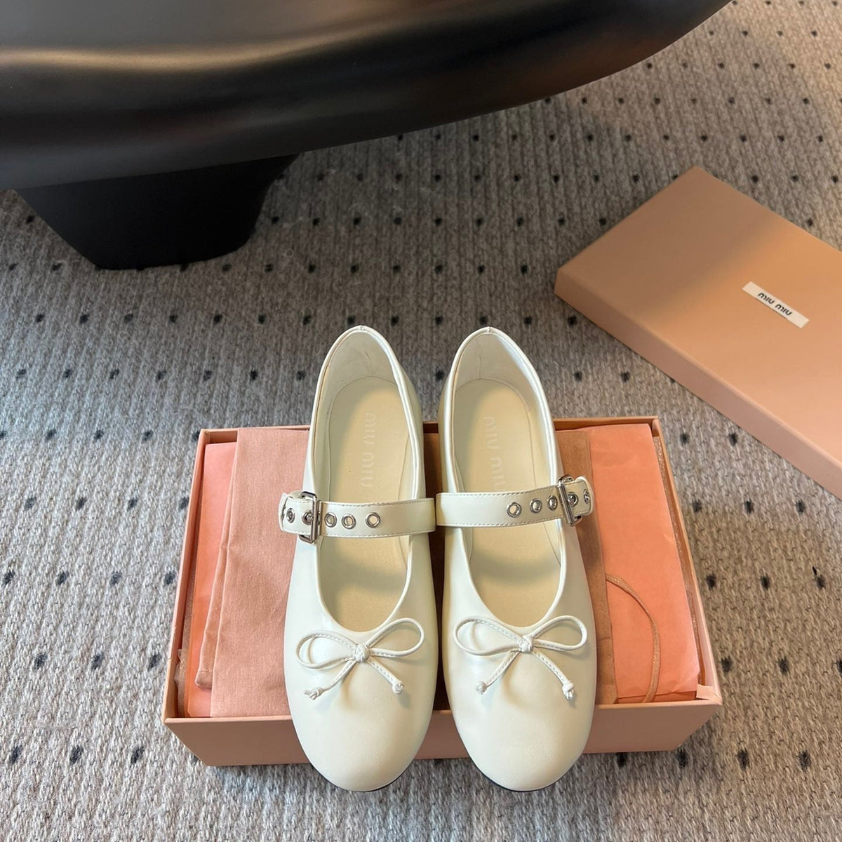 MIU M BALLERINA FLATS
