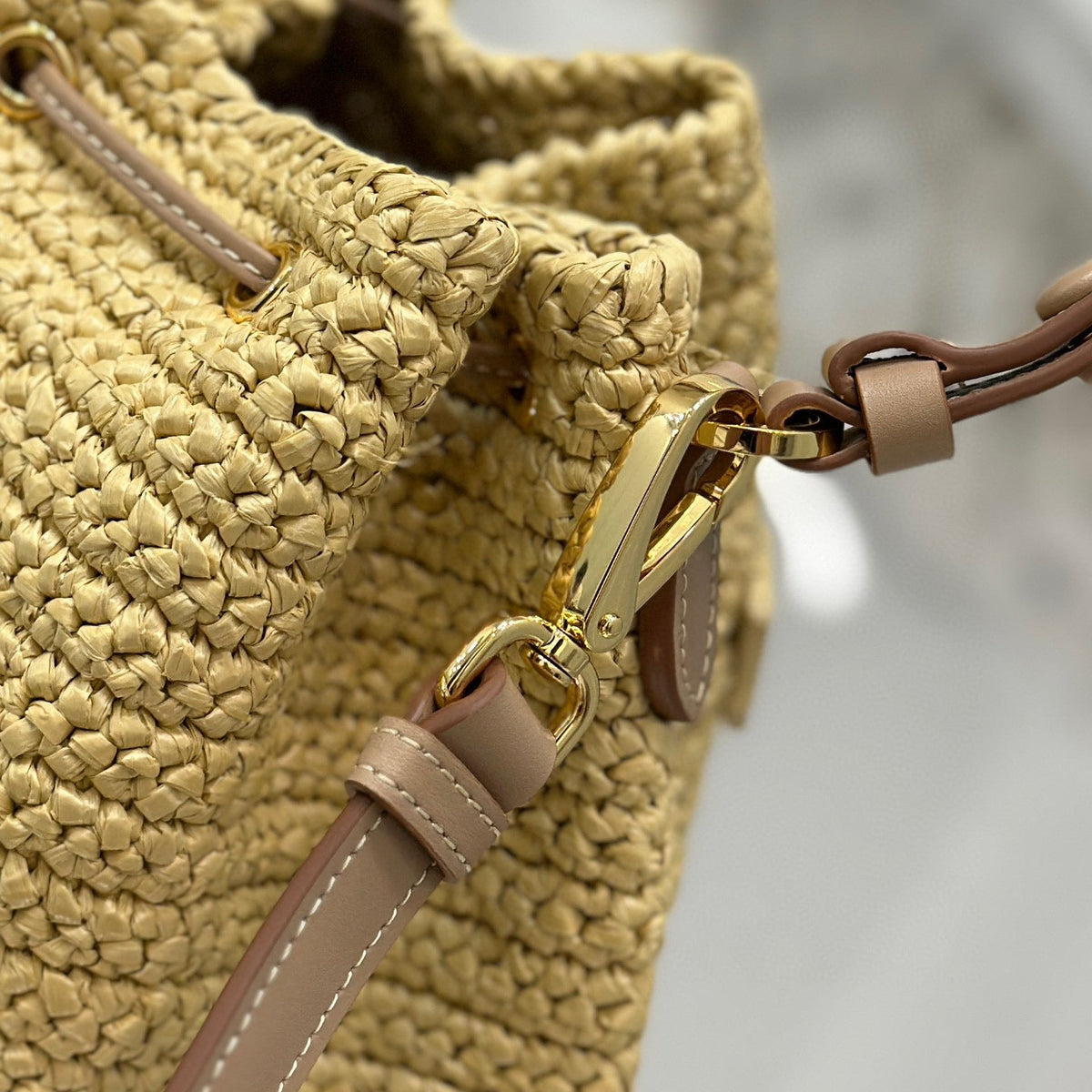 PD CROCHET MINI BUCKET BAG