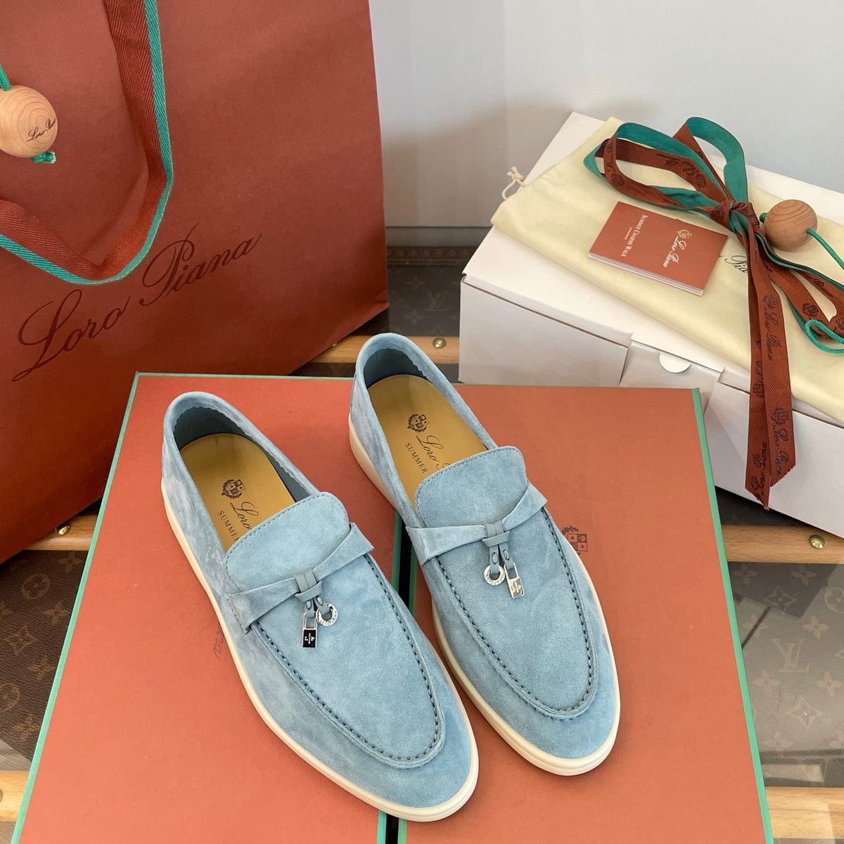 LORO P SUMMER CHARMS LOAFERS