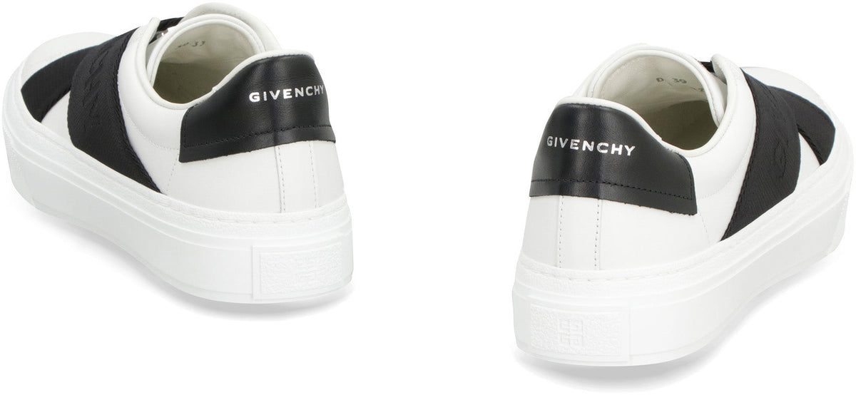CITY SPORT LEATHER SNEAKERS