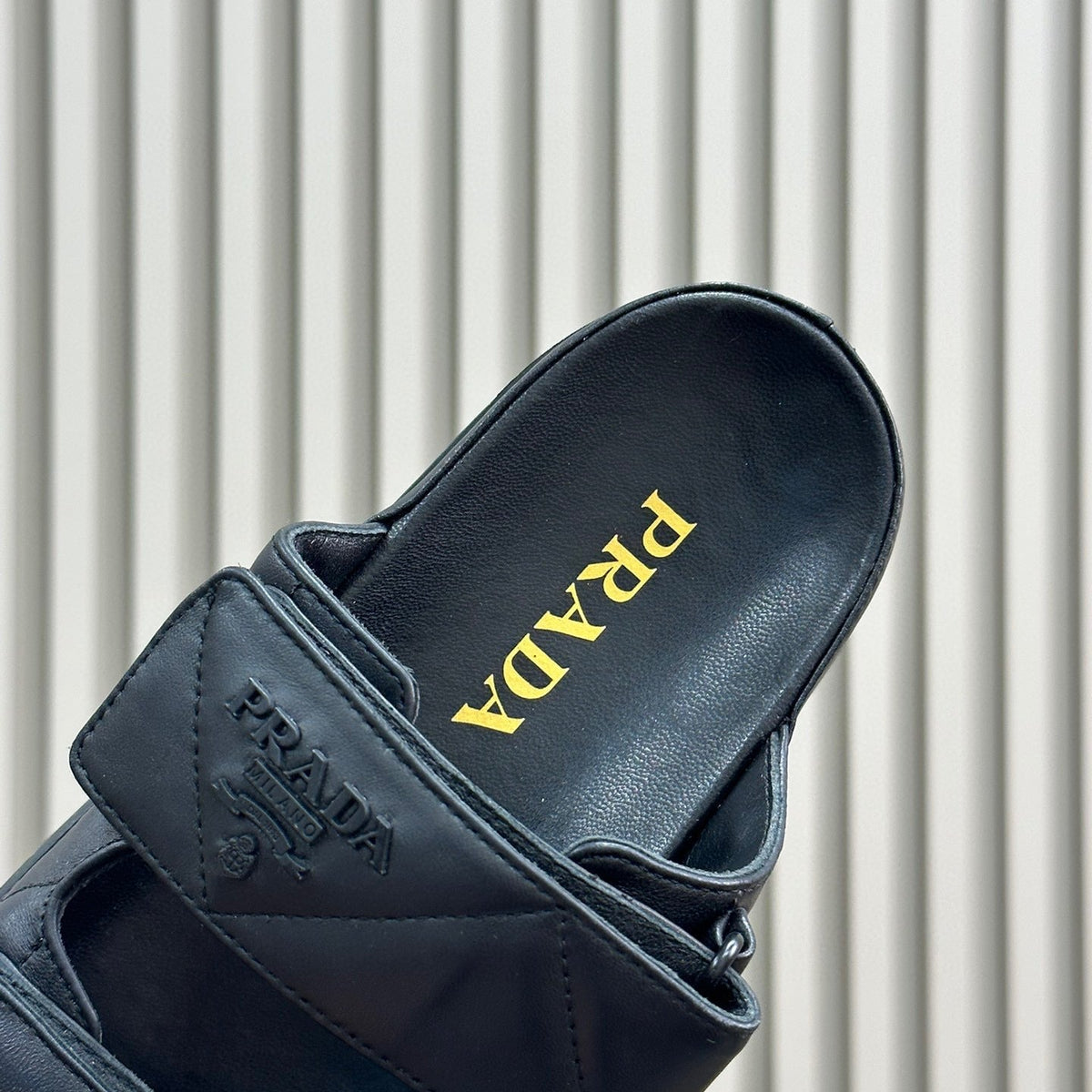 PD NAPPA LEATHER SLIDES
