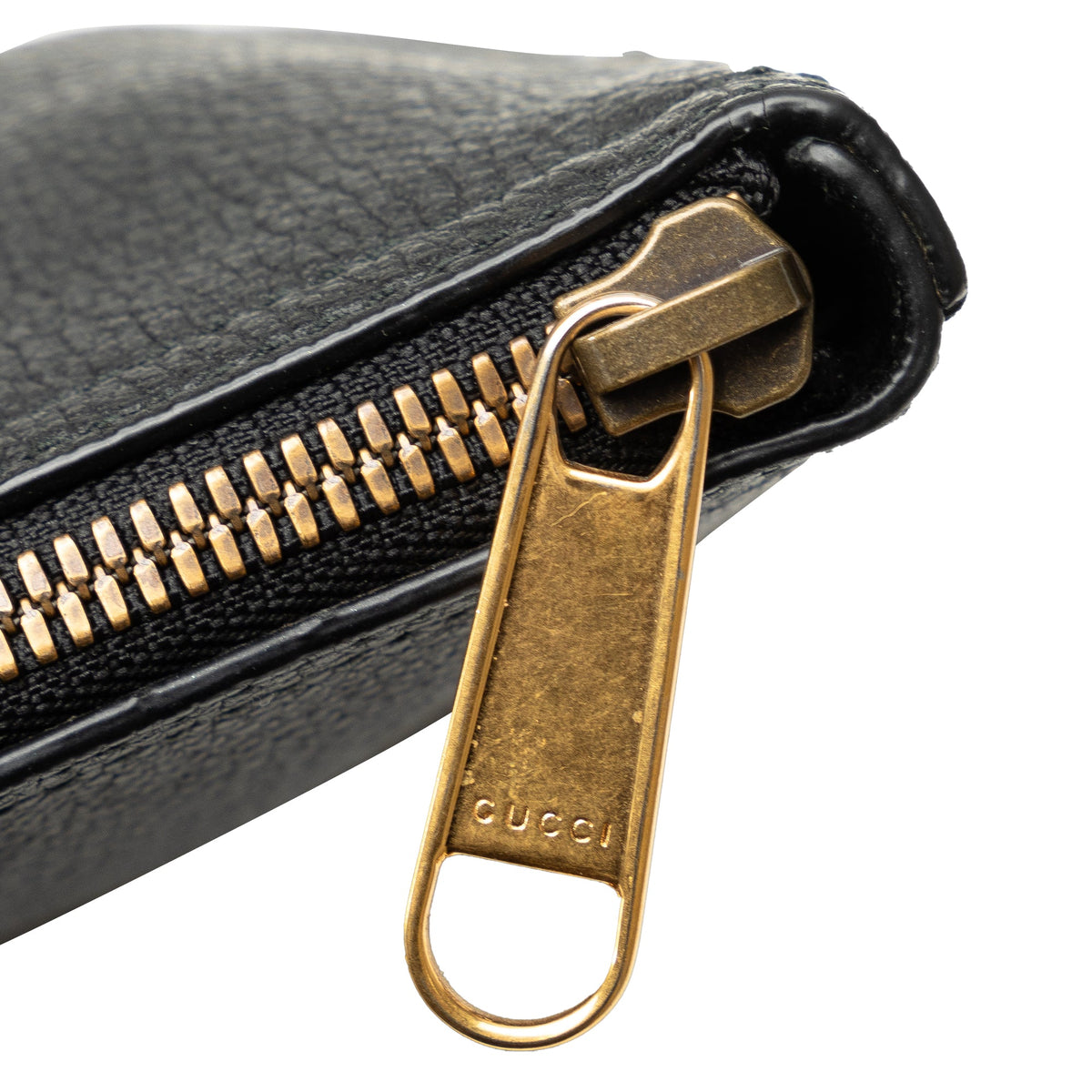 GUCCILeather  Logo Clutch Bag