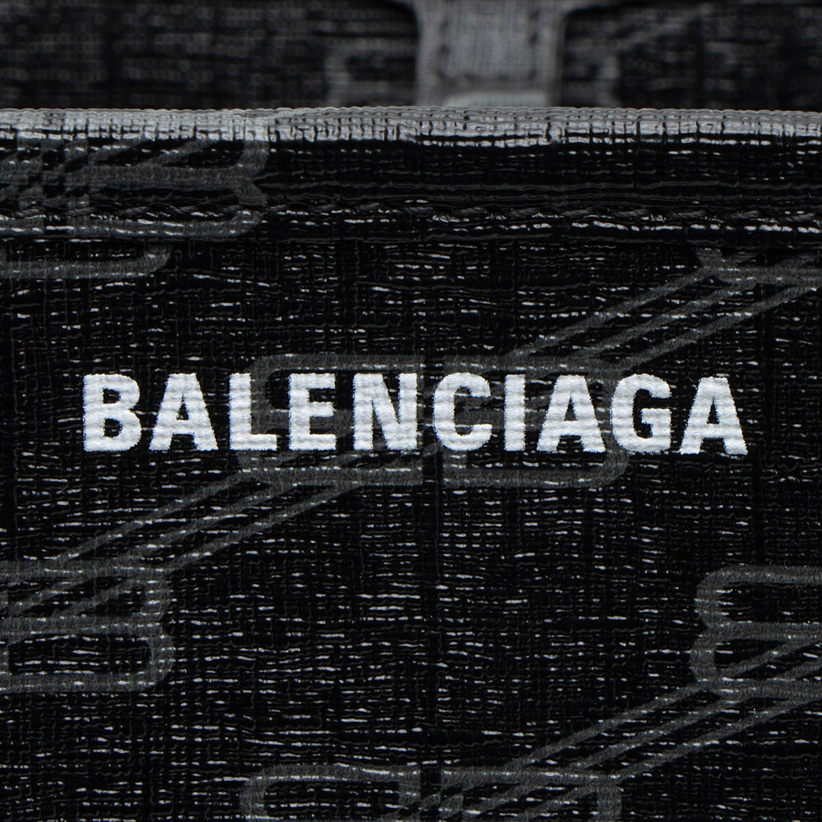 balenciaga BB Monogram Canvas Signature E/W Medium Shopper Tote (SHF-sezzpJ)