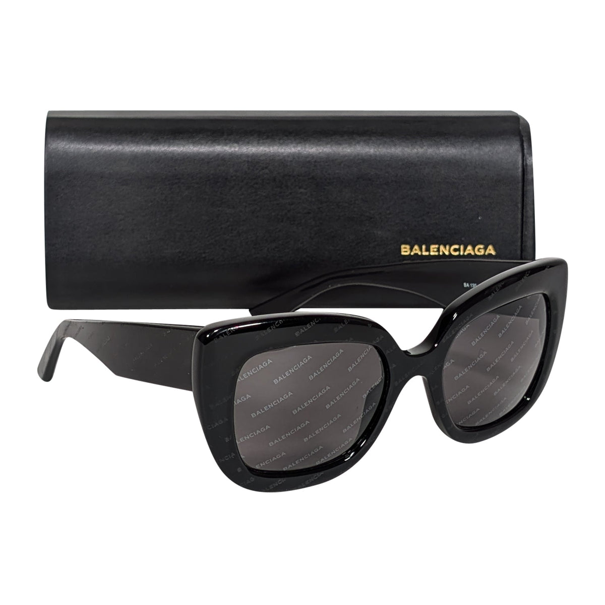 balenciaga - Black Logo Lens Sunglasses