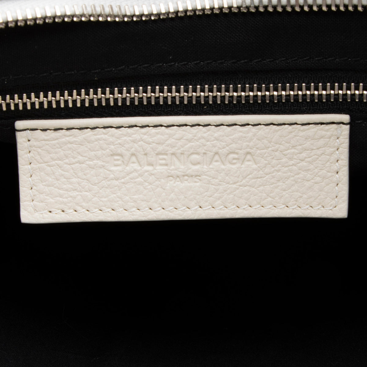 Balenciaga Calfskin Logo Medium N/S Shopper Tote (SHF-23791)