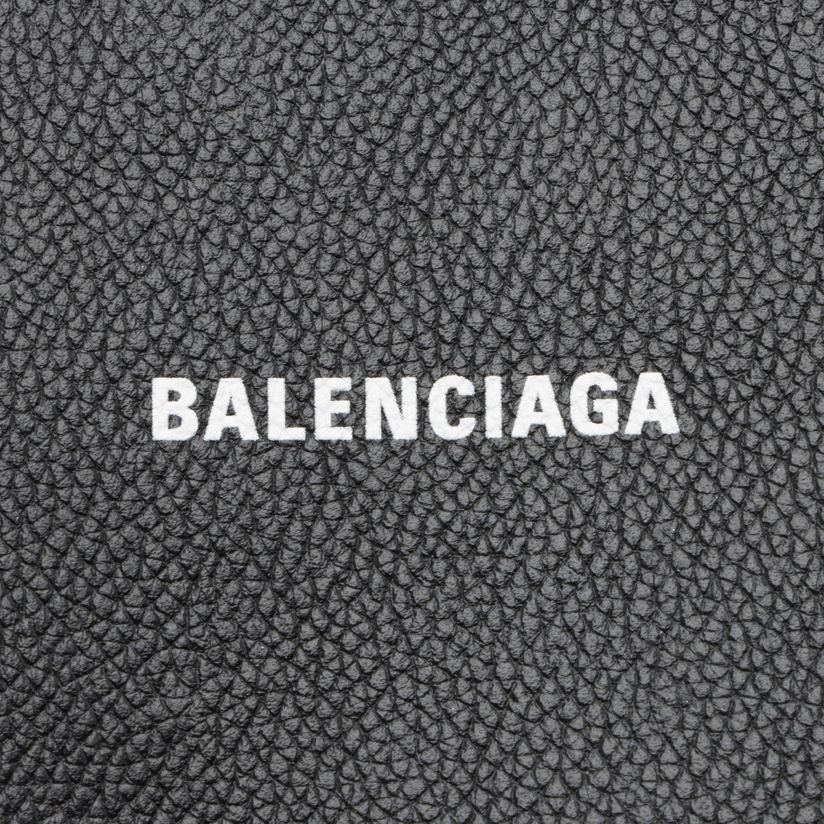 Balenciaga Grained Calfskin Logo Cash Phone Card Holder Flap Bag (SHF-23466)
