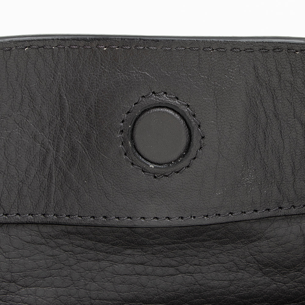 Balenciaga Grained Calfskin Papier A6 Zip Around Tote (SHF-18723)
