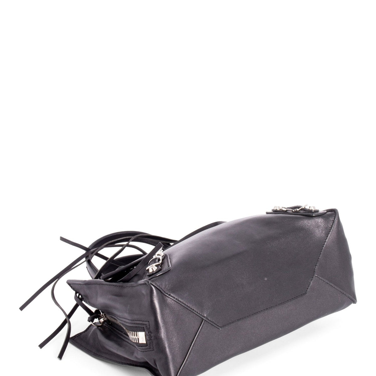 balenciaga Leather Neo Classic City Bag Black