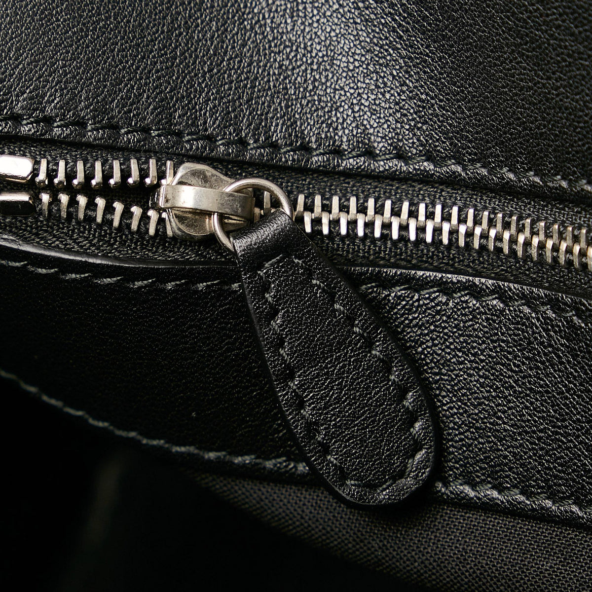 Balenciaga Logo Ville M Top Handle Leather Satchel (SHG-35706)